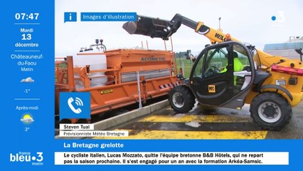 Pluies verglaçantes mardi soir sur la Bretagne