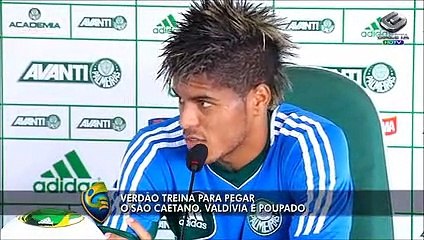 Sem Valdivia, Verdão se prepara para pegar o São Caetano