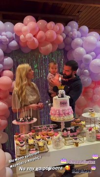 Στιγμιότυπα από το πάρτι γενεθλίων της κόρης της Τζούλιας Νόβα και του Μιχάλη Βιτζηλαίου