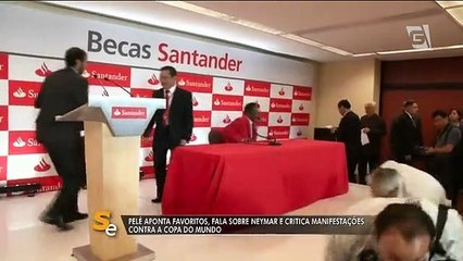 Rei Pelé faz declarações sobre expectativas para a Copa do Mundo