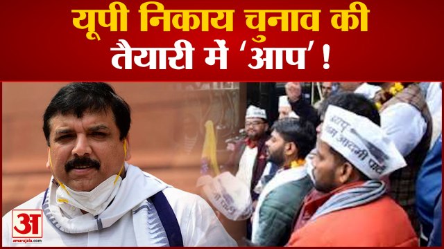 UP Nikay Chunav : UP Nikay Chunav लड़ने की तैयारी में AAP, MP Sanjay Singh ने की घोषणा