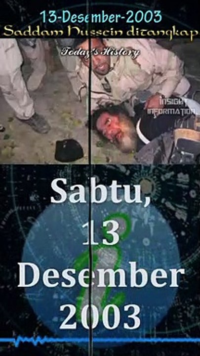 Saddam Hussein ditangkap