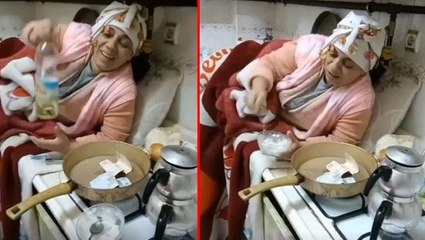 "Ey Türkiye para bizi yiyemez, biz parayı yeriz" diyen kadının videosu olay oldu