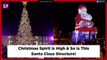 World’s Largest Santa Claus Standing At 21 Metres In Height Is In Portugal; Holds Guinness World Record Since 2016