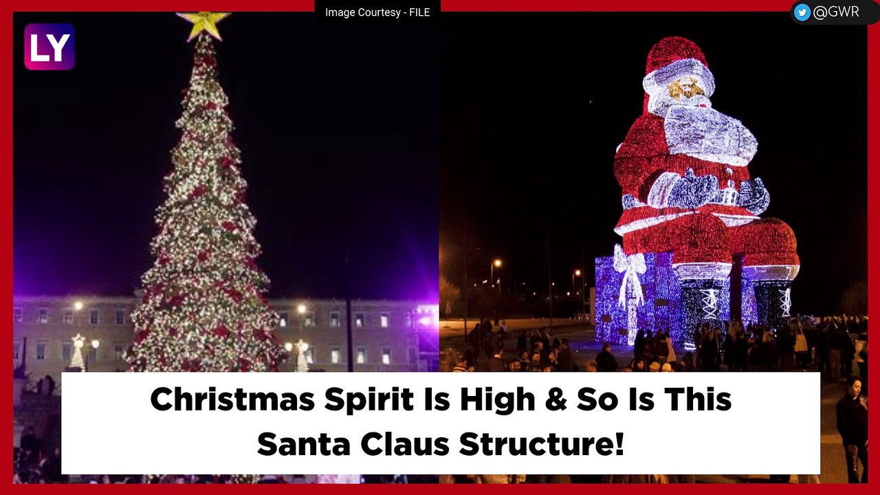 World’s Largest Santa Claus Standing At 21 Metres In Height Is In ...