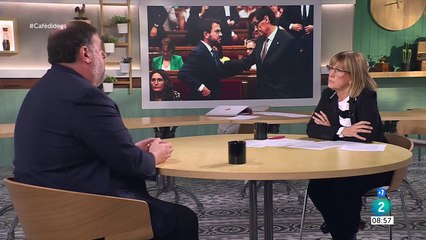 Entrevista de Oriol Junqueras en 'Cafè d'idees' de Ràdio 4 y La 2