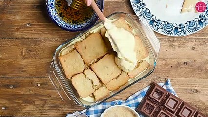 بالفيديو، حلى التوست البارد بالكريمة