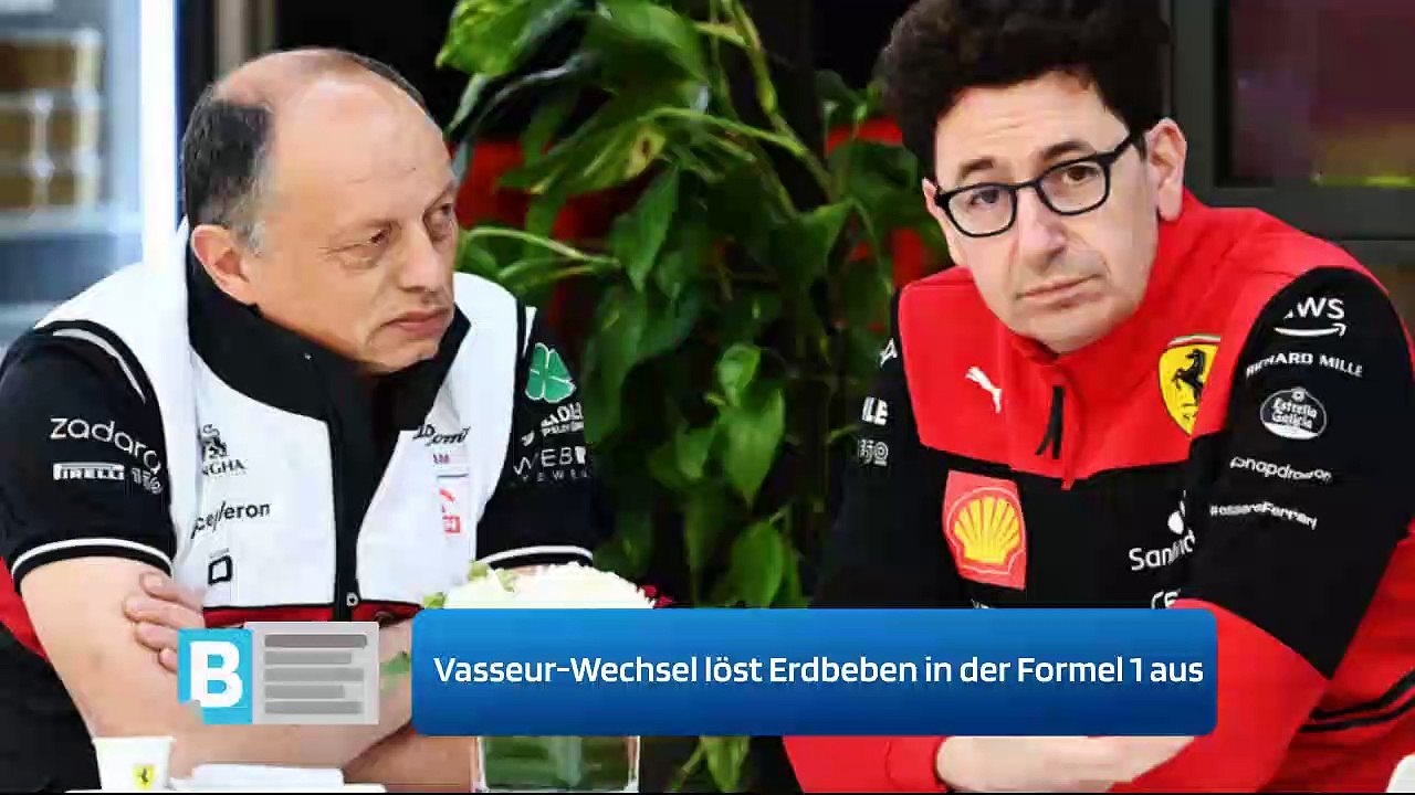 Vasseur-Wechsel löst Erdbeben in der Formel 1 aus