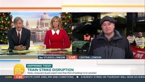 Watch the moment Mick Lynch and Richard Madeley clash over Christmas train strikes live on GMB