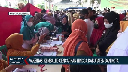 Vaksinasi Kembali Digencarkan Hingga Kabupaten dan Kota di Gorontalo
