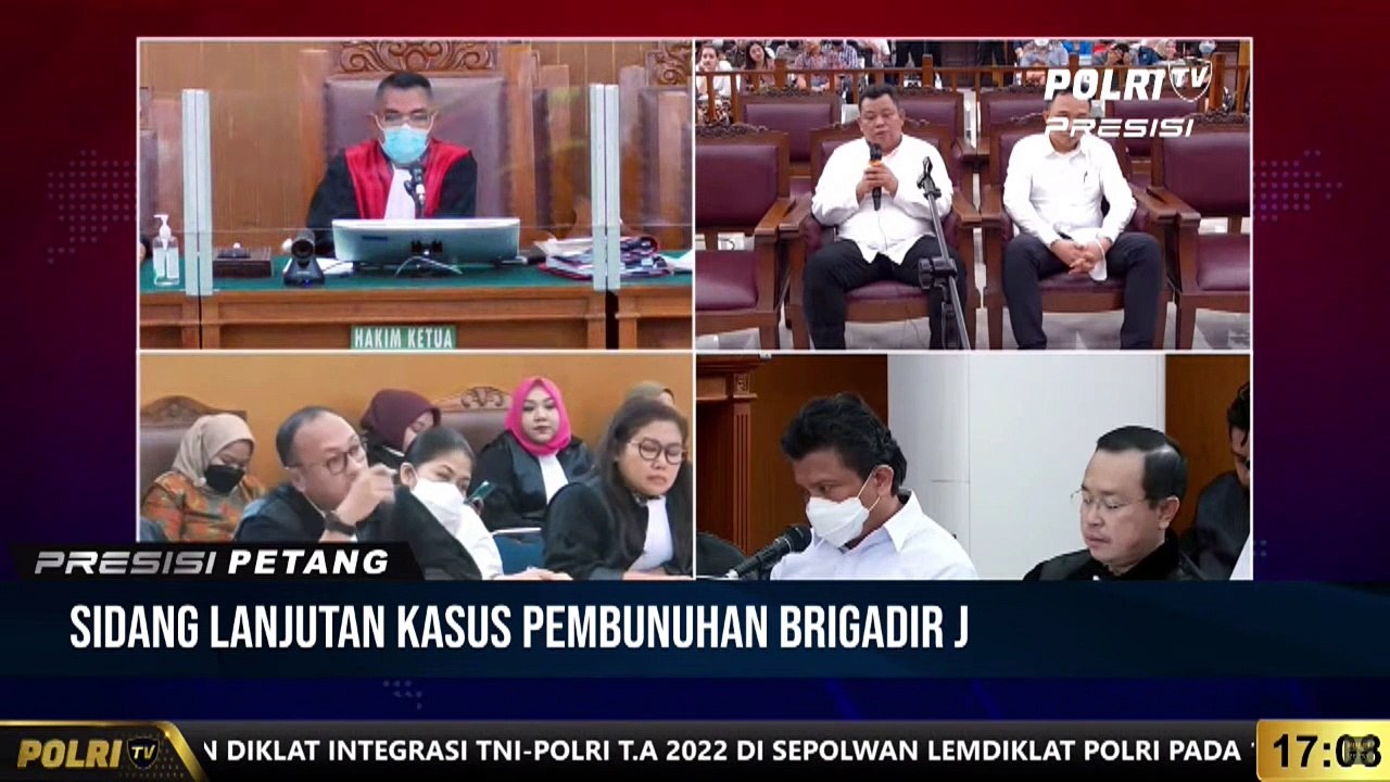 Richard Eliezer, Kuat Ma'ruf & Ricky Rizal Menjadi Saksi Pada Persidangan Ferdy Sambo & Putri Candrawathi