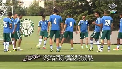 Verdão se prepara para enfrentar Audax e quer manter 100%