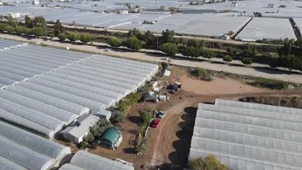 (DRON) Selden etkilenen tarım alanları havadan görüntülendi