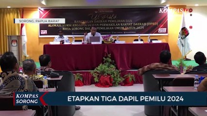 KPU Tetapkan 30 Kursi DPR Kota Sorong
