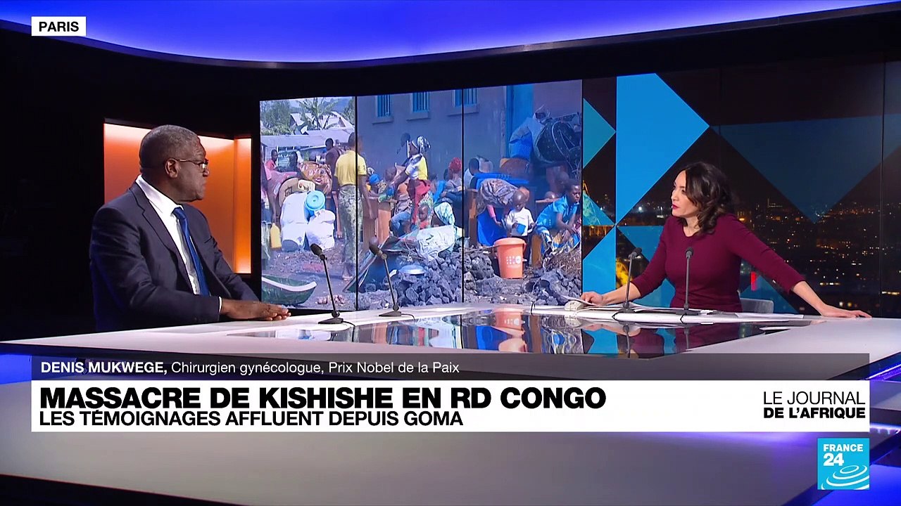 Denis Mukwege sur France 24 : "la crise en RD Congo est extrêmement critique"