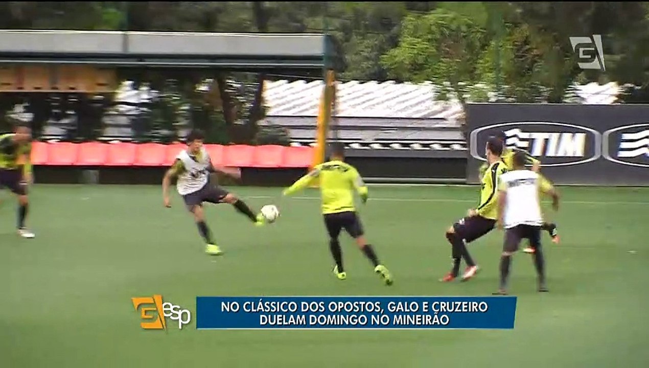 No clássico dos opostos, Galo e Cruzeiro duelam no domingo no Mineirão