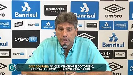 Maiores vencedores do torneio, Cruzeiro e Grêmio duela por vaga na final