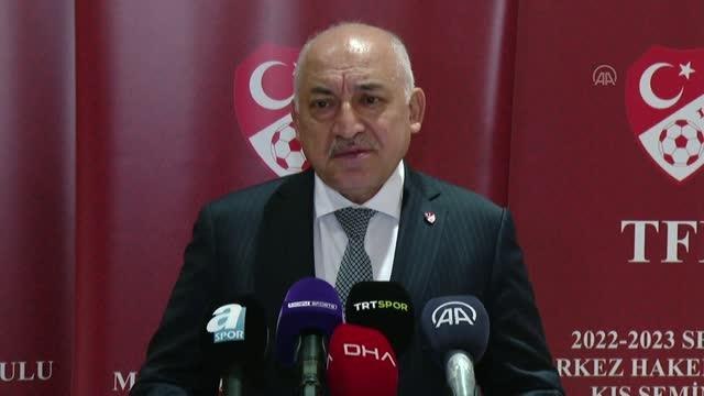 TFF Başkanı Büyükekşi: Yabancı VAR hakemi getirmek birçok ülkeyle görüştük ama maalesef olumlu bir cevap alamadık
