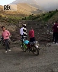 seconds of flash floods came someone almost washed away