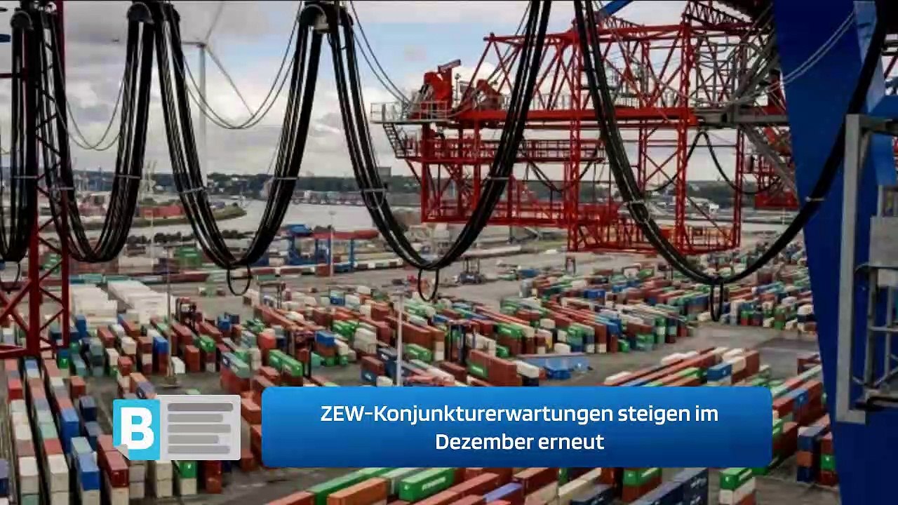ZEW-Konjunkturerwartungen steigen im Dezember erneut
