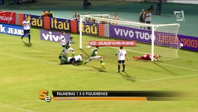 Palmeiras vence Figueirense e entra no G-4