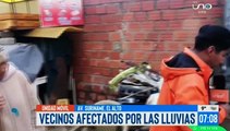 Varias casas resultan afectadas por las intensas lluvias en El Alto