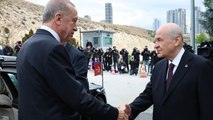 Cumhurbaşkanı Erdoğan'dan MHP Genel Başkanı Devlet Bahçeli'ye ziyaret