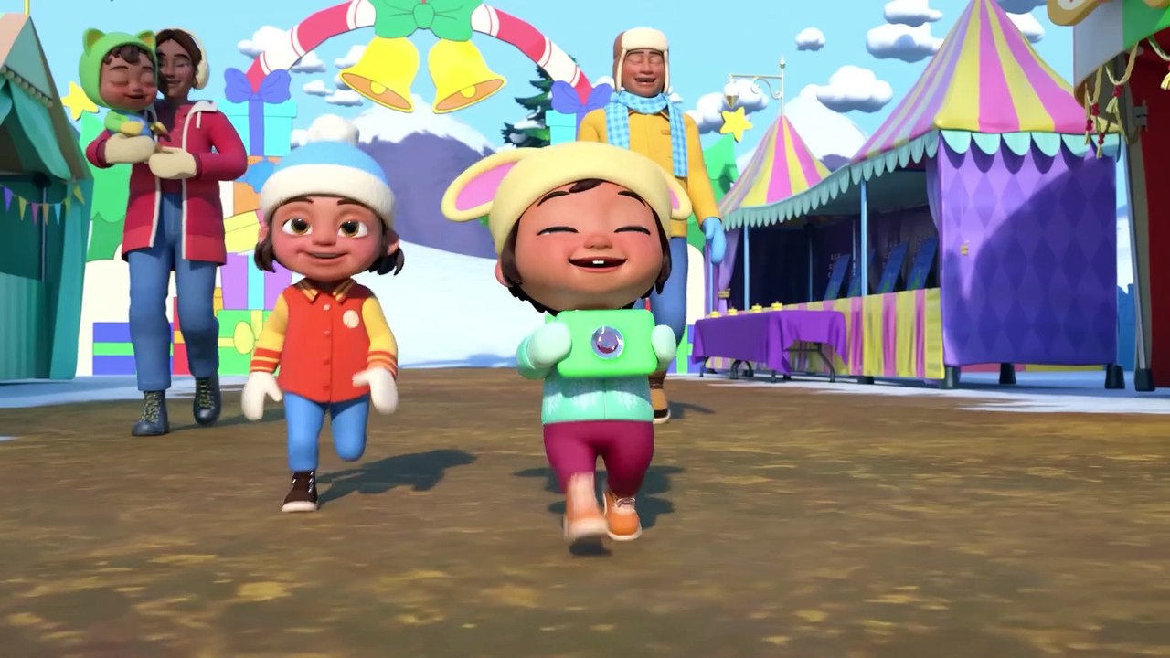 We Wish You a Merry Christmas Train Park Edition  CoComelon Nursery Rhymes  Holiday Kids Songs