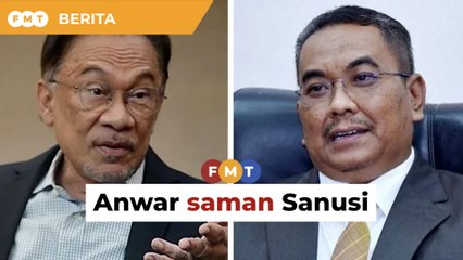 Anwar saman Sanusi berkait dakwaan ‘perwatakan tidak bermoral’