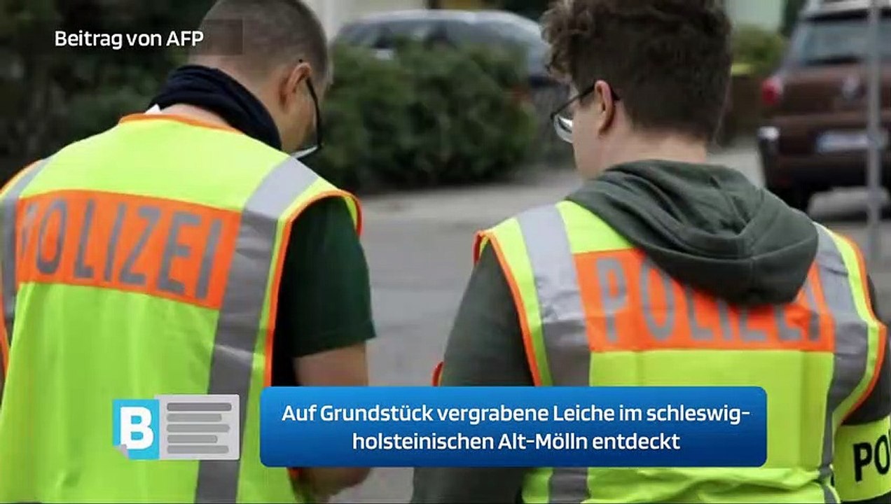 Auf Grundstück vergrabene Leiche im schleswig-holsteinischen Alt-Mölln entdeckt
