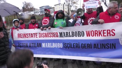 Disk'ten İşten Çıkarılan Marlboro İşçileri İçin İstanbul'da Eylem: "Bize Reva Görülen Bu Düzenin Sonuna Geldiğimizi Görüyoruz"