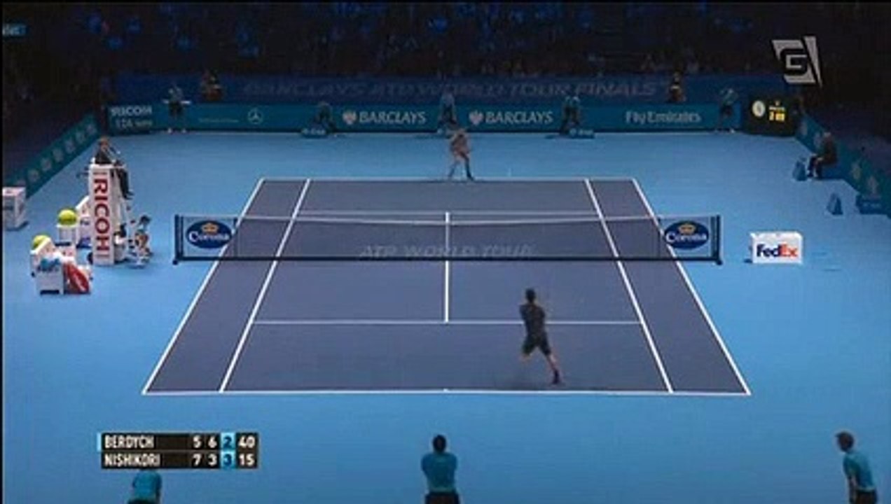 Pelo ATP Finals, em Londres, Kei Nishikori derr...