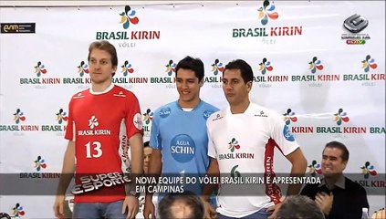 Com a presença de Maurício, Vôlei Brasil Kirin apresenta novo elenco