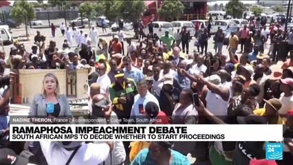 South Africa's Ramaphosa faces crunch impeachment debate