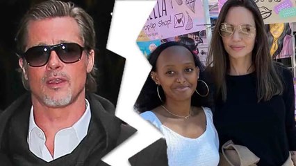 Daughter Zahara 'made war' with Brad Pitt to turn Angelina's divorce dispute 'a pit of hell'