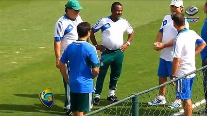 Palmeiras treina, podendo subir no sábado