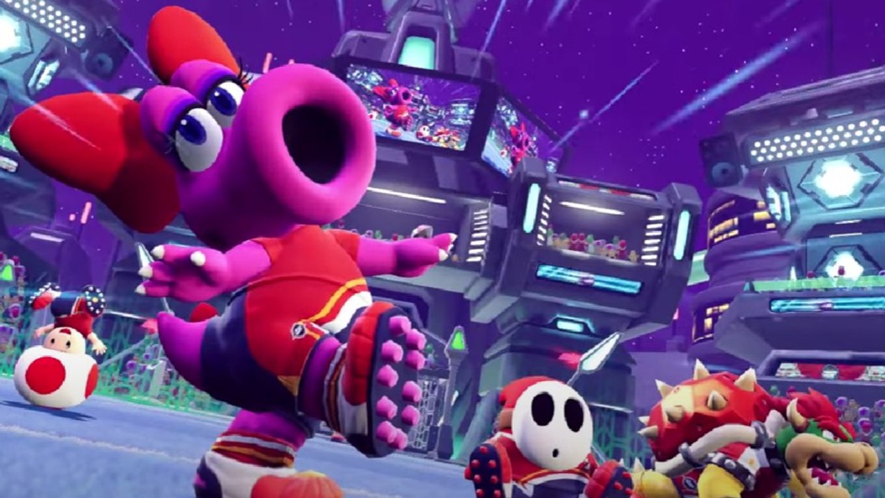 Mario strikers: battle league football - gratis-update bringt bowser jr. und birdo
