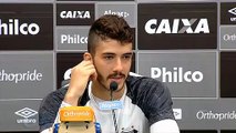 Entrevista com Gustavo Henrique, zagueiro do Santos