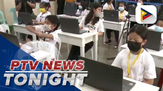 VP Sara Duterte leads launching of free fiber optic internet connection, WiFi at Pinaglabanan Elementary School