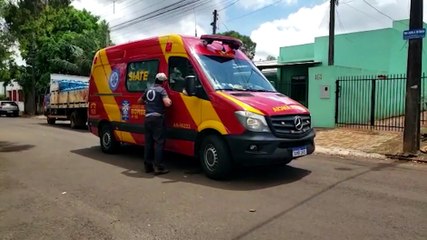 Скачать видео: Siate atende pessoa ferida por objeto no Cascavel Velho