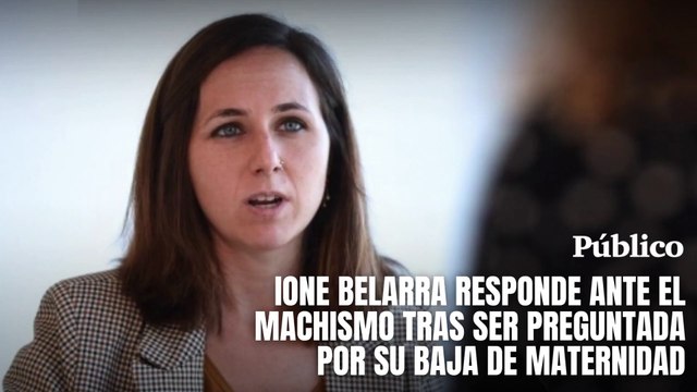 Ione Belarra, tras ser cuestionada sobre su baja de maternidad: ¿Esa pregunta se la harían a un ministro?