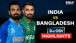 India vs Bangladesh || 3rd ODI || Match Highlights