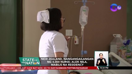 Download Video: New Zealand, nangangailangan ng 4,000 nurse; alok nila, mabilis na residency | SONA