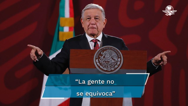 AMLO pide respetar el método de encuestas de Morena aunque no les guste