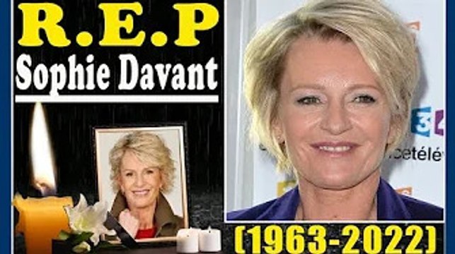 Repose en paix...Sophie Davant (+59) Célèbre journaliste décédée subitement il y a 2 heures