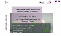 Moment Pro de la rénovation de l'habitat 2022 - Le financement de la transition énergétique