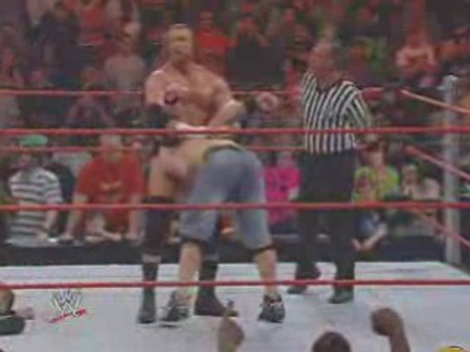John Cena & Randy Orton vs raw roster