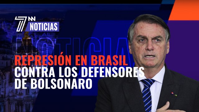 Represión en Brasil contra los defensores de Bolsonaro