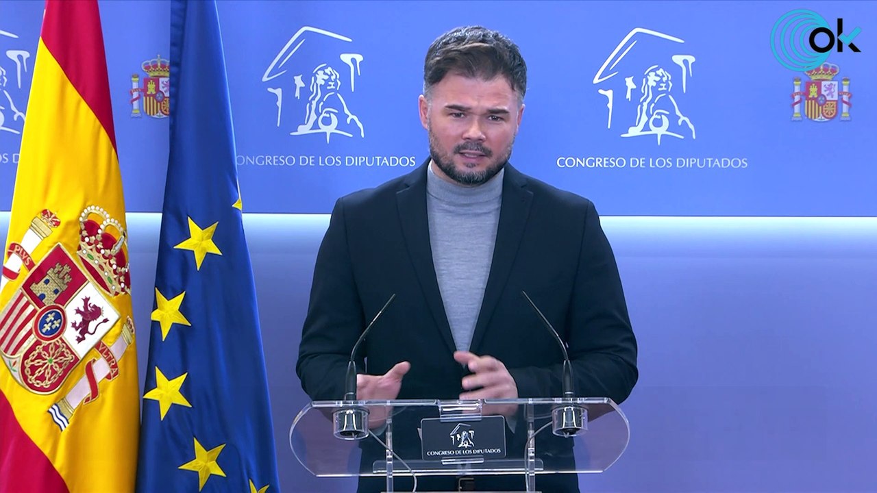 Rufián no puede ser más claro: "La reforma de la malversación está pensada para hechos futuros"