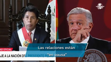 Para México, Pedro Castillo sigue siendo el presidente de Perú, dice AMLO